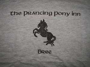 Prancing Pony Inn Lord of the Rings T Shirt Womens  