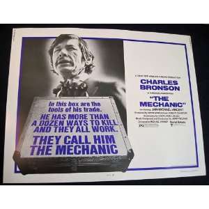 com The Mechanic   Charles Bronson   Original Half Sheet Movie Poster 