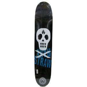 Black Label RAKE STRAW Skateboard Deck  Grey Top  Sports 