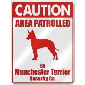   AREA PATROLLED BY MANCHESTER TERRIER SECURITY CO.  PARKING SIGN DOG