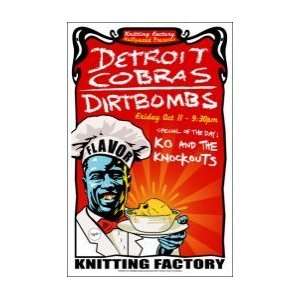  DETROIT COBRAS   Limited Edition Concert Poster   by 