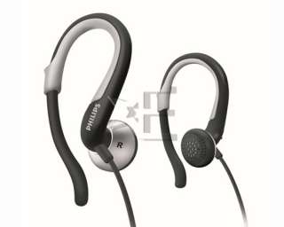   Philips SHS4840 Flexible Earhook Headphones black durable Bass Pipe