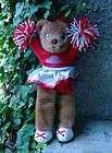 OHIO STATE BUCKEYES plush doll teddy bear cheerleader  