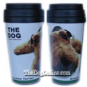  THE DOG Artlist Collection   Airedale Travel Mug Office 