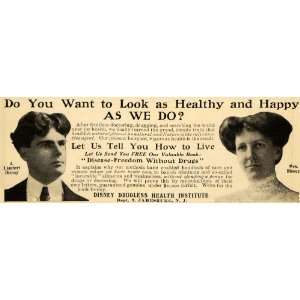 1909 Ad J. Lambert Disney Drugless Health Institute Medical Mrs Disney 