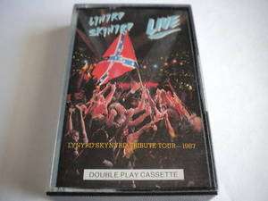 LYNYRD SKYNYRD TRIBUTE TOUR 1987 CASSETTE TAPE ALBUM J1  