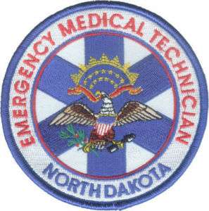   Patch EMS Medic ND state ambulance emergency medical service US  