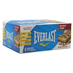  Everlast Energy Bars Butternut Crunch 6 Bars /Box Health 