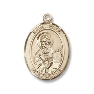  St. Paul the Apostle Medium 14kt Gold Medal Jewelry