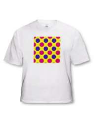 777images Designs Patterns   Red and Blue Polka Dots on a Yellow 
