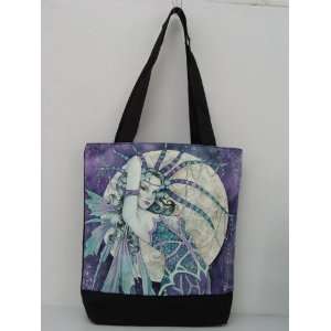 Blue Moon Mystic Fairy Tote Bag 178 Linda Ravenscroft Polyester Fiber 