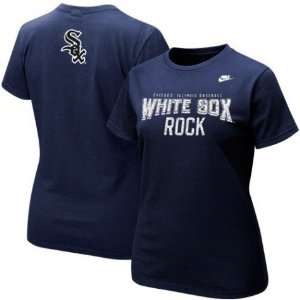   White Sox Navy Blue Cooperstown Rock T shirt