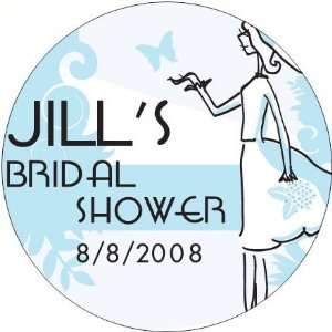 Wedding Favors Blue Bridal Theme Personalized Travel Candle Favors 