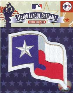 TEXAS RANGERS FLAG JERSEY PATCH   OFFICIAL MLB LICENSED  