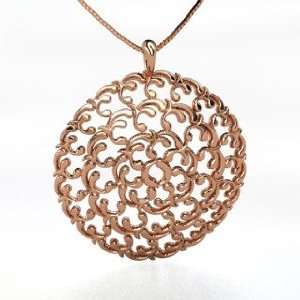  Thangka Pendant, 14K Rose Gold Necklace Jewelry