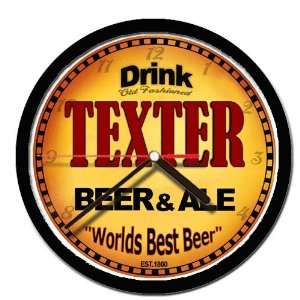  TEXTER beer and ale cerveza wall clock 