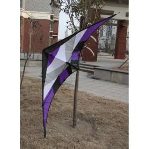  Dual line Trick Stunt Kite 7.9 Feet/2.4 Meter   Purple 