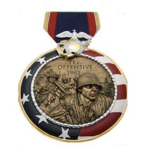  The Bradford Exchange Tet Offensive 1968 Wall Medal 