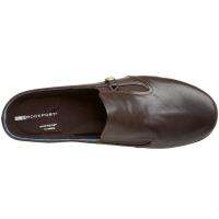 ROCKPORT BUTTONWOOD WOMEN CLOGS BROWN LEATHER 7W RETAIL PRICE $90 NWB 