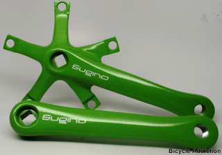 Sugino Messenger Crank Arm Set Fixed Track 170 Green  