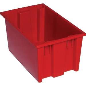  Storage Totes Stack and Nest 18 x 11 x 9 BLUE, 6 Pack 