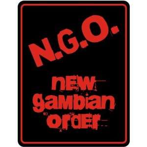  New  New Gambian Order  Gambia Parking Sign Country 