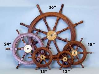 Wooden Ship Wheel 18   Wooden Ship Wheels  