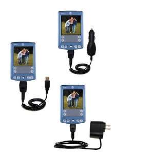  cable with Car and Wall Charger Deluxe Kit for the Palm palm Zire 71 