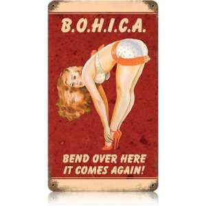  Bohica Vintaged Metal Sign