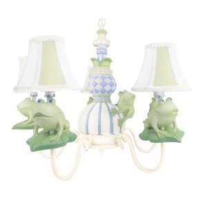  Frogs on Lily Pad Chandelier