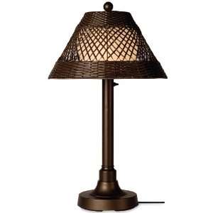   Living Concepts   Bronze 34 Table Lamp with Walnut Shade   Java 15227