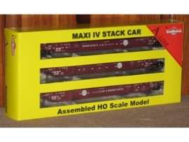 Electric Train Maxi IV Stack Car 3pk BNSF Late  