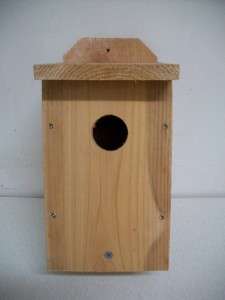 BLUEBIRD BIRDHOUSES CEDAR WOOD BIRD HOUSE NEST BOX  