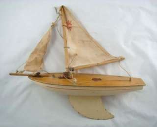 Vintage Mid Century Star Yacht Birkenhead Made In England MK/1 Wood 
