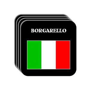  Italy   BORGARELLO Set of 4 Mini Mousepad Coasters 