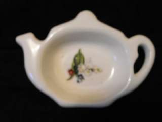 Vintage Lily of the Valley Flower Bouquet Teabag Holder  