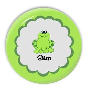  Frog Personalized Melamine Plate 
