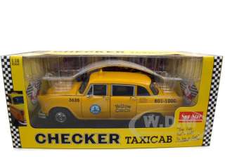   model of 1981 Los Angeles Taxi Cab die cast model car by SunStar