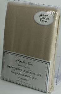 Hotel Collection Shower Curtain Taupe  