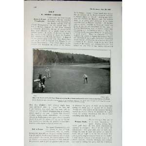   1907 Ostend Wellington Racecourse Golf Sport La Boulie