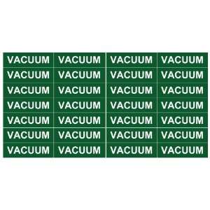 VACUUM ____Gas Pipe Tubing Labels__ 3/8 Height 