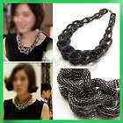 Brand New Fashion Style Punk Heavy Black Link Knot Snake Chain Sweater 