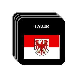  Brandenburg   TAUER Set of 4 Mini Mousepad Coasters 