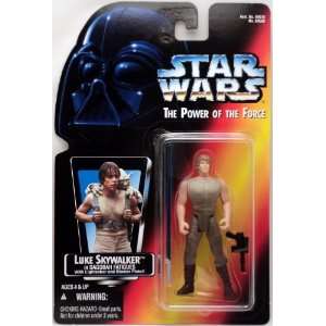  POTF2 Luke Skywalker (Dagobah) RED CARD C8/9 Toys & Games