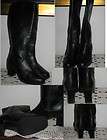 blondo boots canada black leather knee high euc 8 d