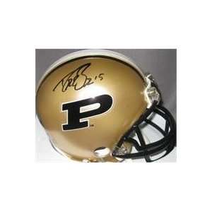  Drew Brees autographed Football Mini Helmet (Purdue 