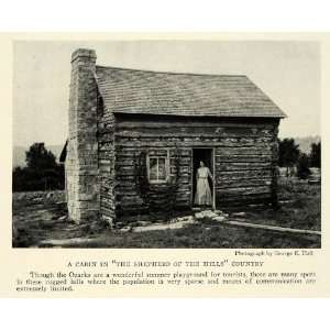 1923 Print Shepherd of the Hills Branson Missouri Ozarks Antique Log 