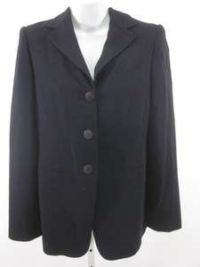GIORGIO ARMANI Dark Blue Wool Blazer Jacket Sz 40  