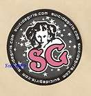 Suicide Girls Mirrored Silver Stars Case Board Sticker