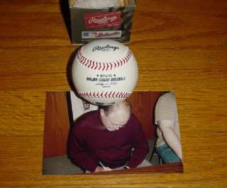 BREWERS Charlie Moore signed baseball w/ 1982 AL Champs  